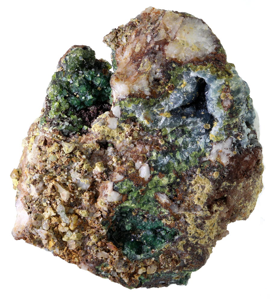 Pharmacosiderite & Scorodite