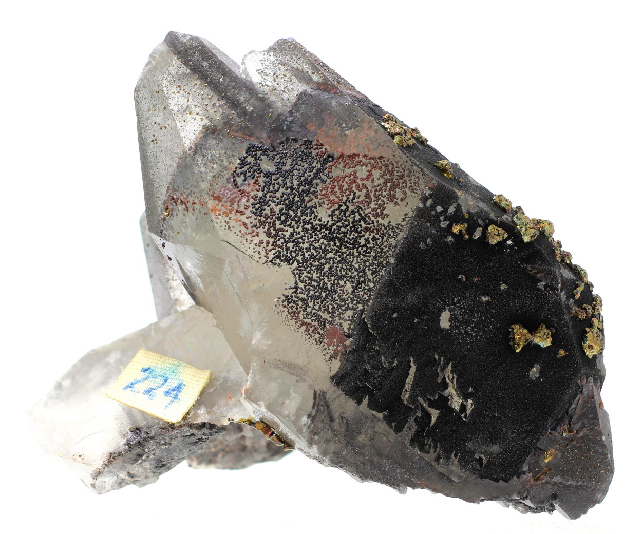 Calcite & Chalcopyrite