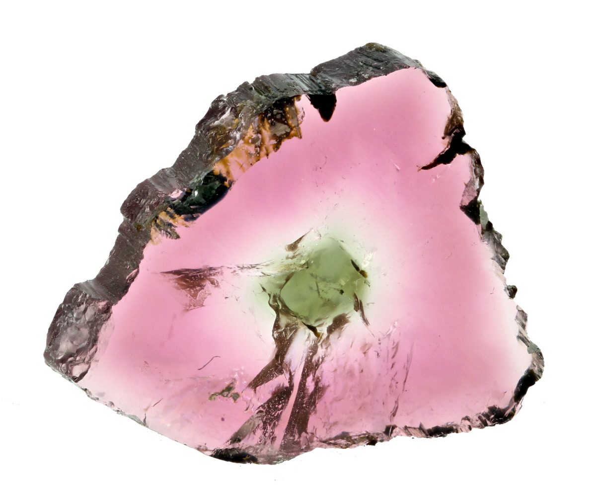 Liddicoatite Polished Section