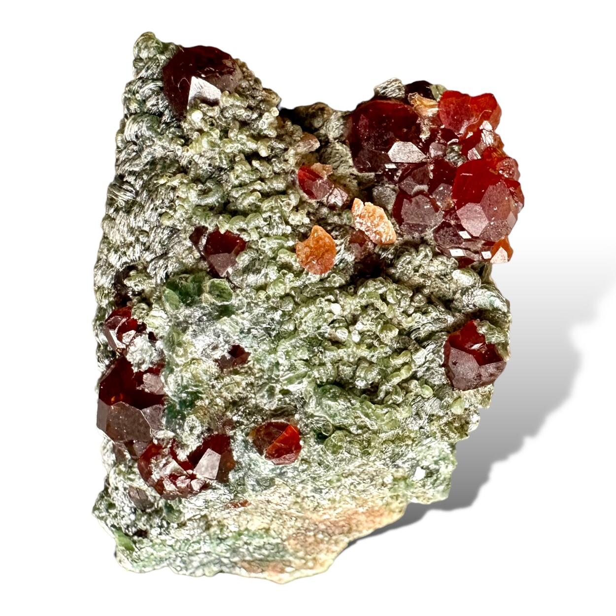 Hessonite & Clinochlore