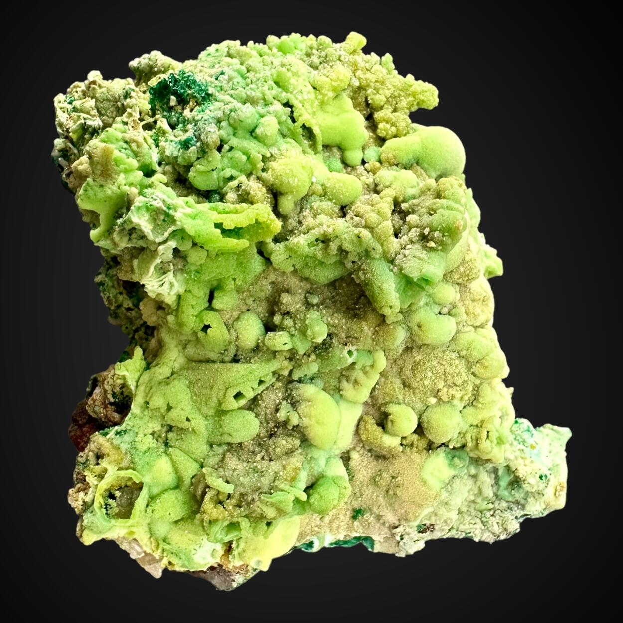 Pyromorphite Psm Cerussite With Malachite