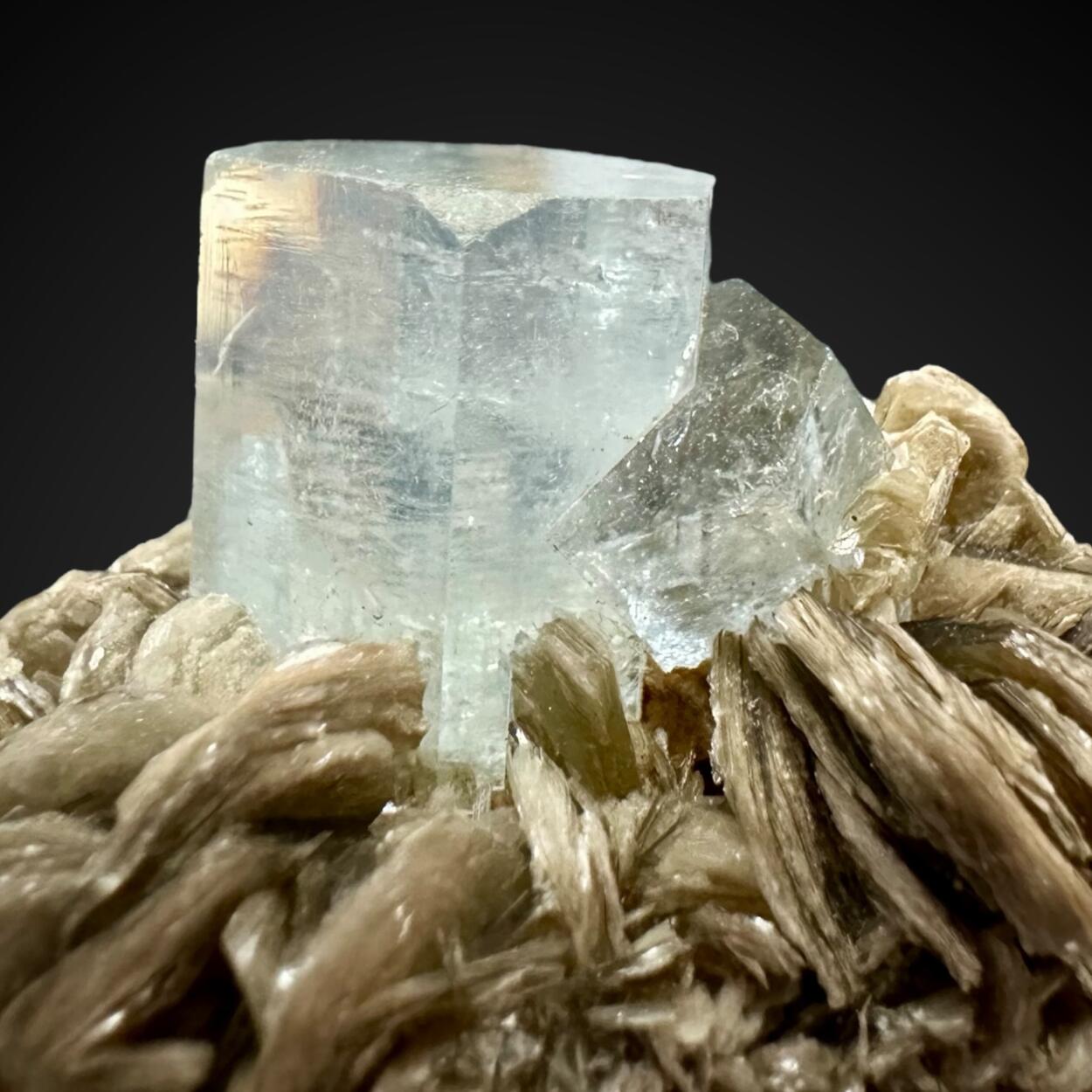 Aquamarine & Muscovite