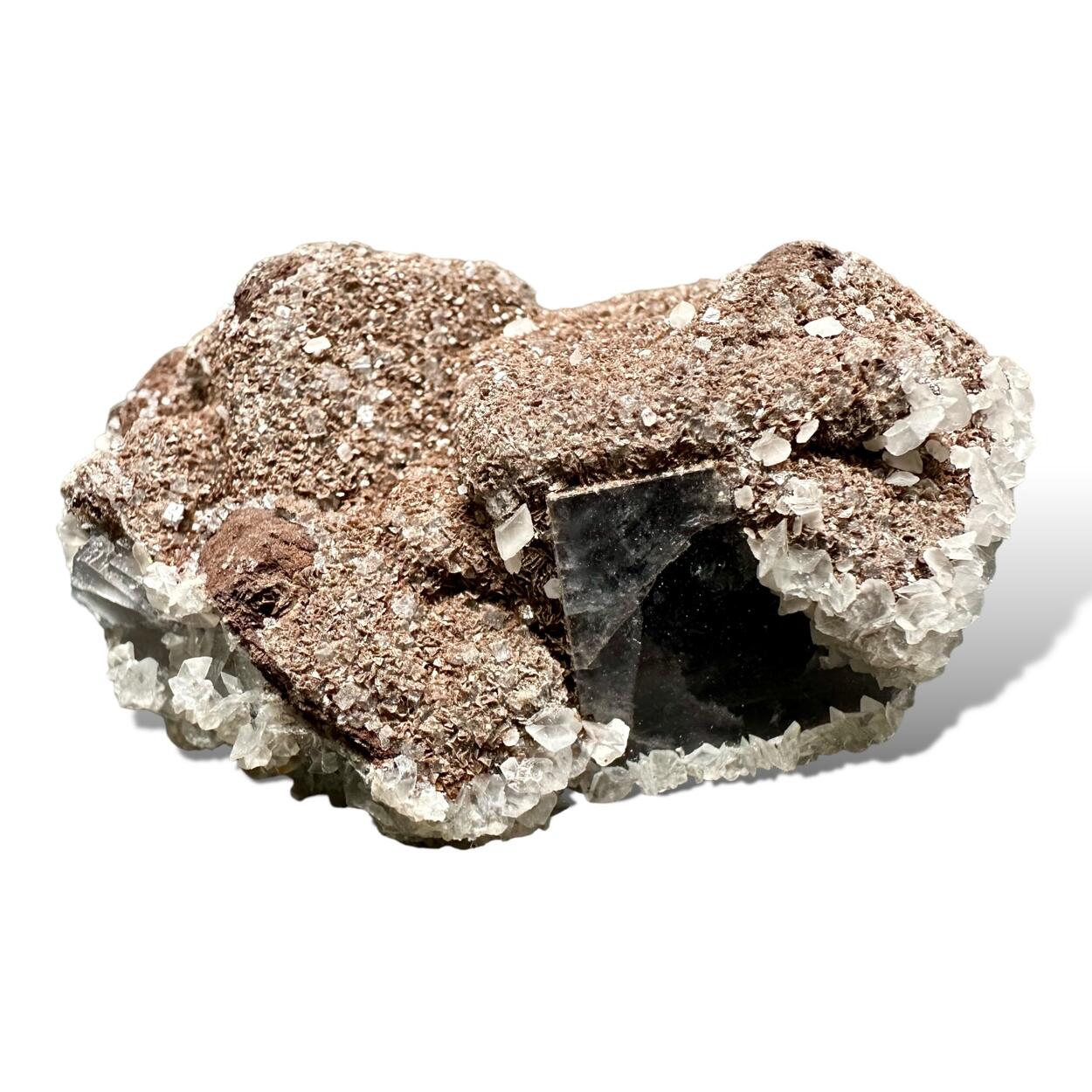 Fluorite & Siderite With Calcite