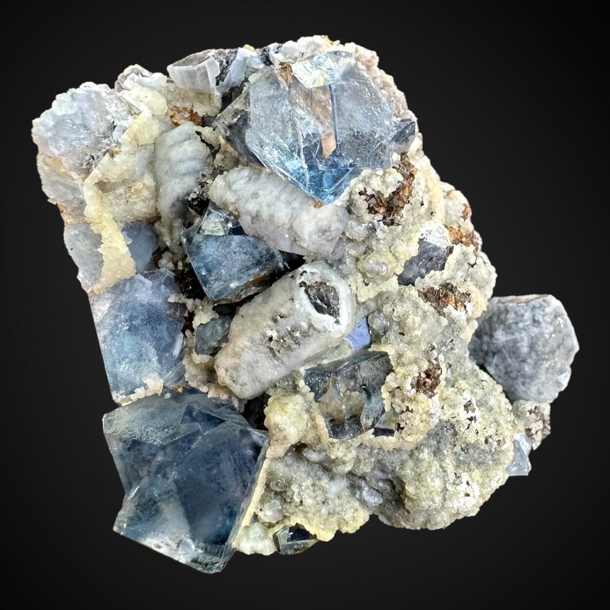 Fluorite & Calcite With Quartz