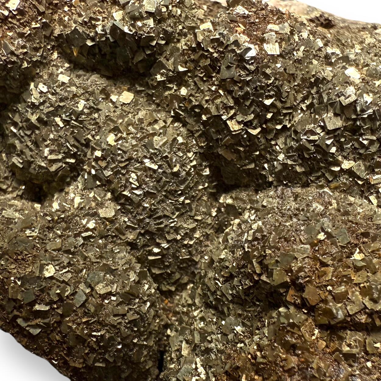 Pyrite On Calcite