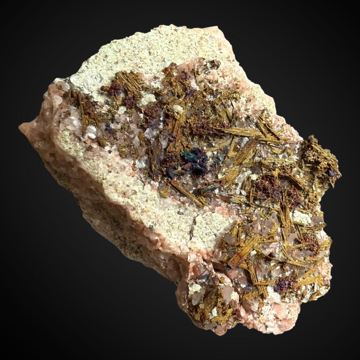 Chalcopyrite Psm Chalcocite & Calcite