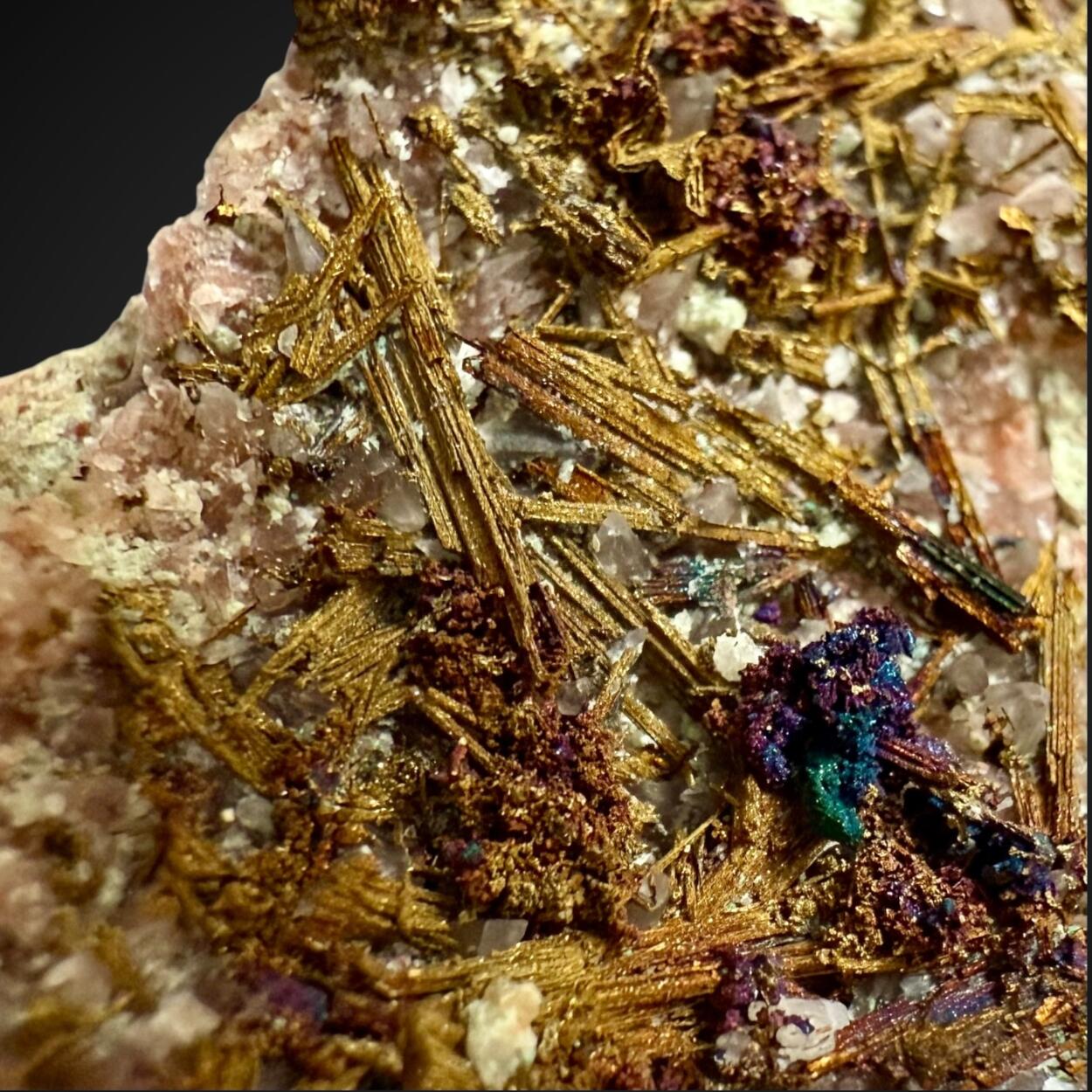 Chalcopyrite Psm Chalcocite & Calcite