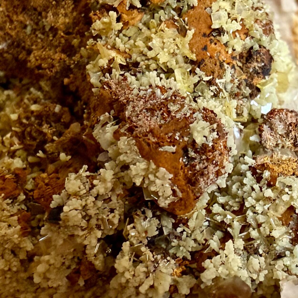 Mimetite Wulfenite & Calcite