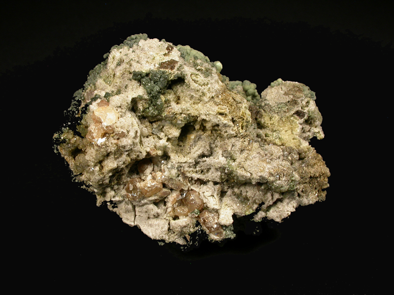 Analcime & Chamosite & Sphalerite