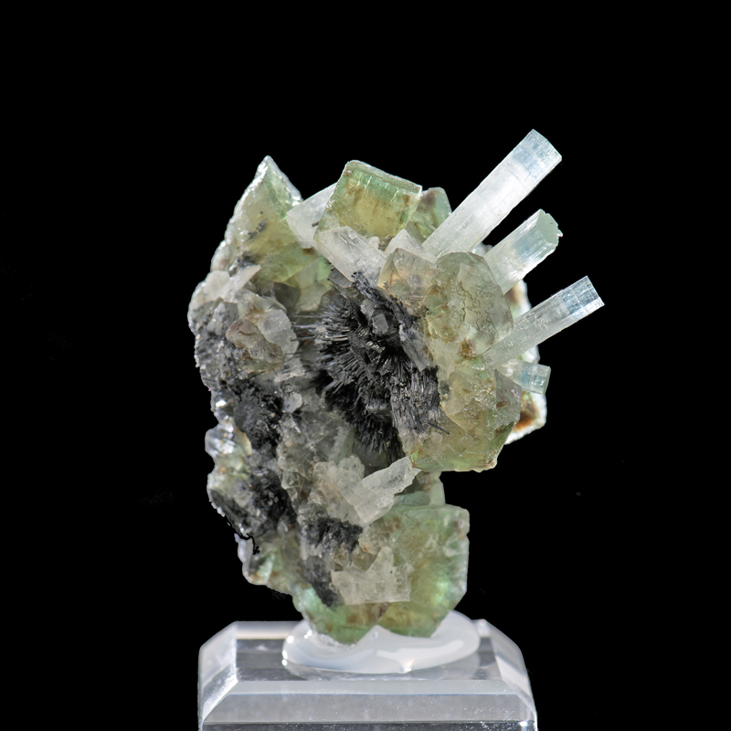 Beryl Fluorite & Schorl