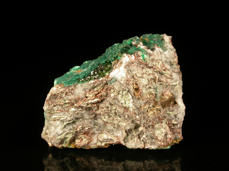 Libethenite Brochantite & Malachite