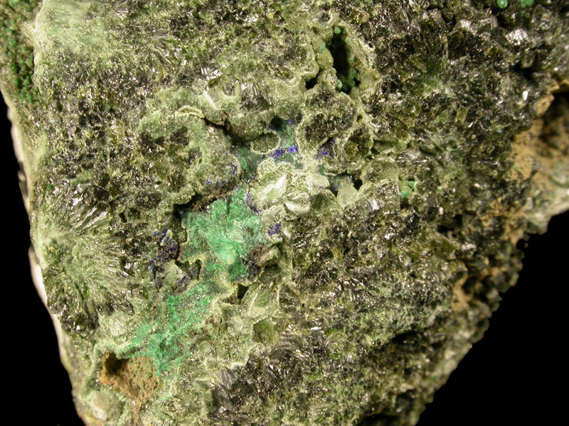 Olivenite Azurite Malachite & Duftite