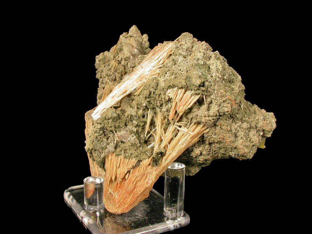 Tremolite Calcite & Molybdenite