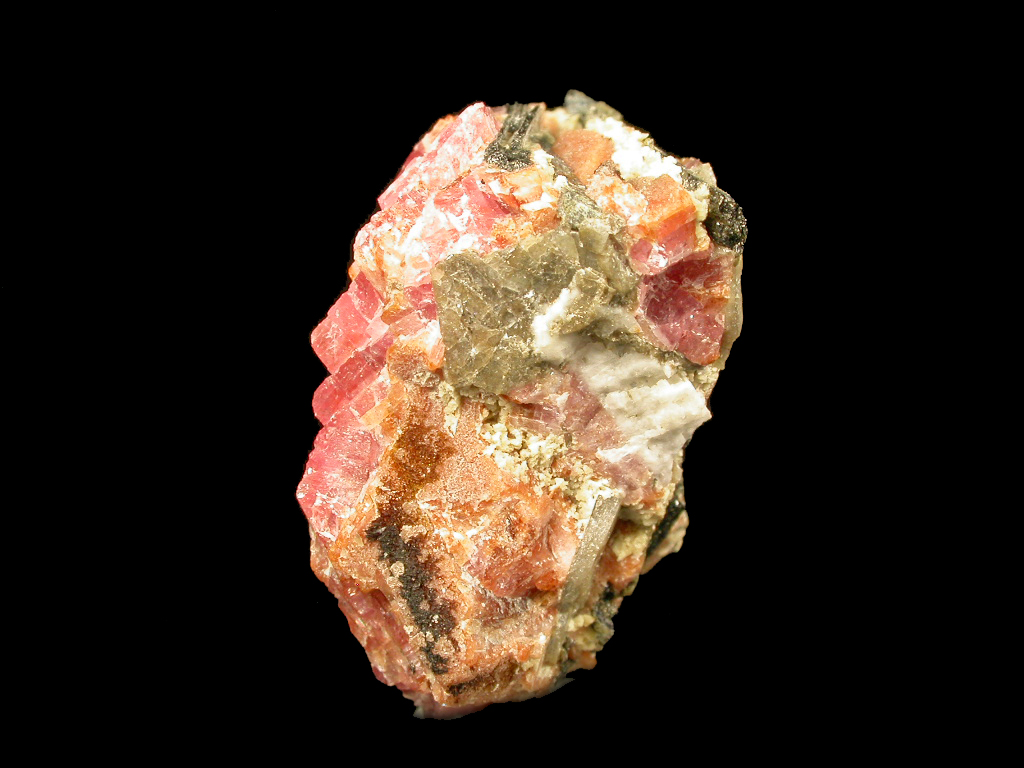 Catapleiite & Rhodochrosite