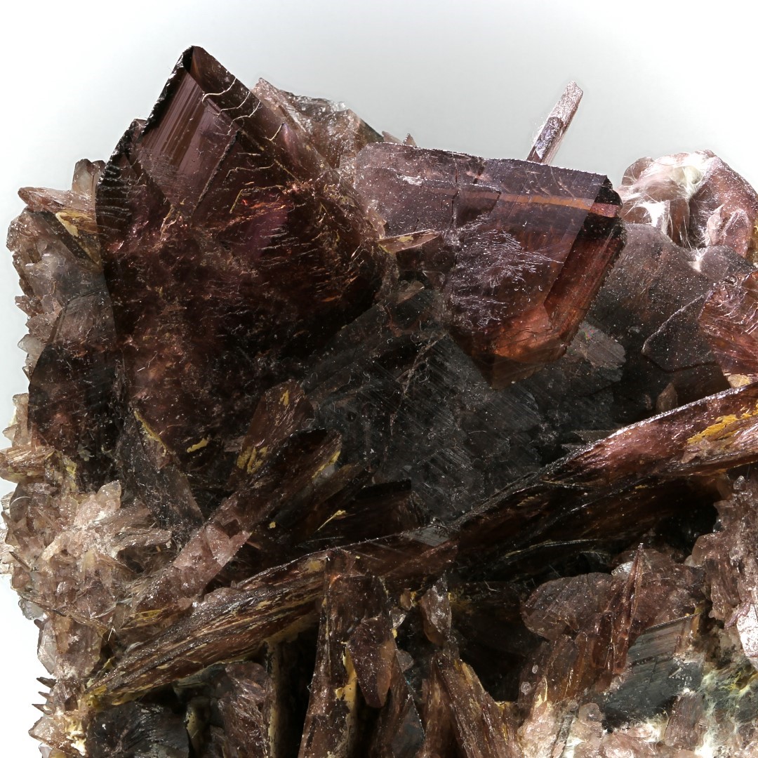 Axinite On Byssolite