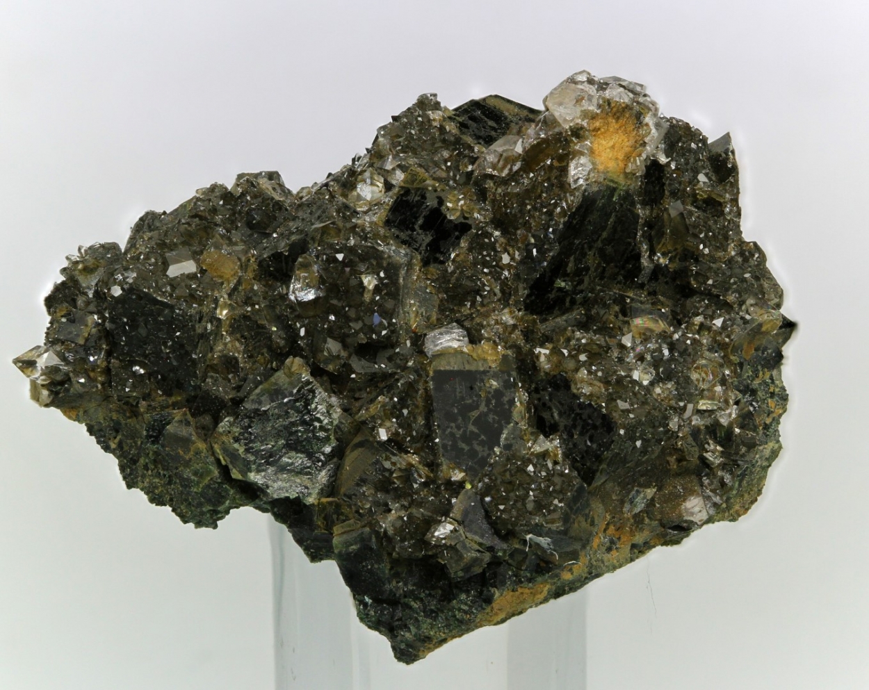 Apophyllite On Diopside