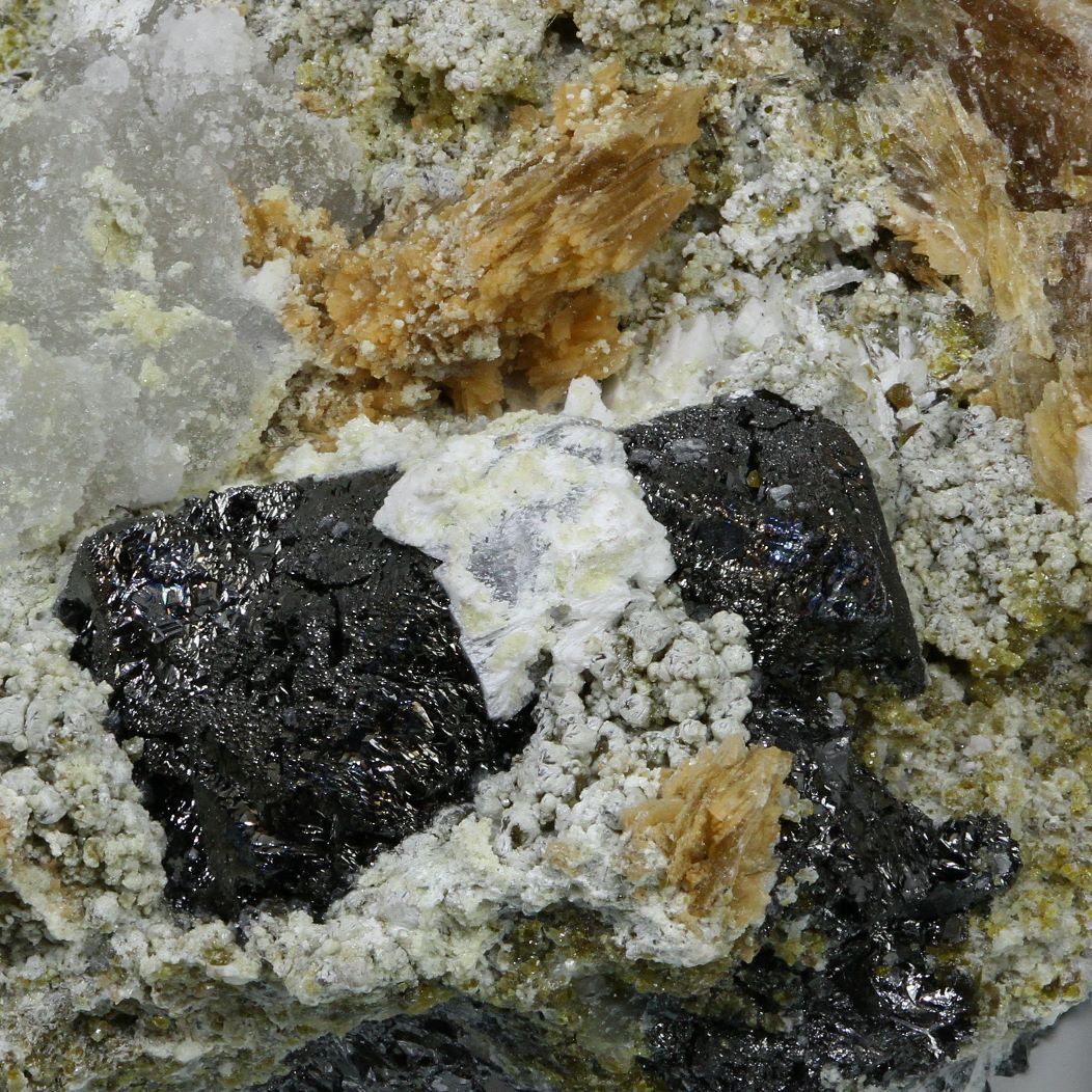 Cahnite Roweite Magnetite & Andradite