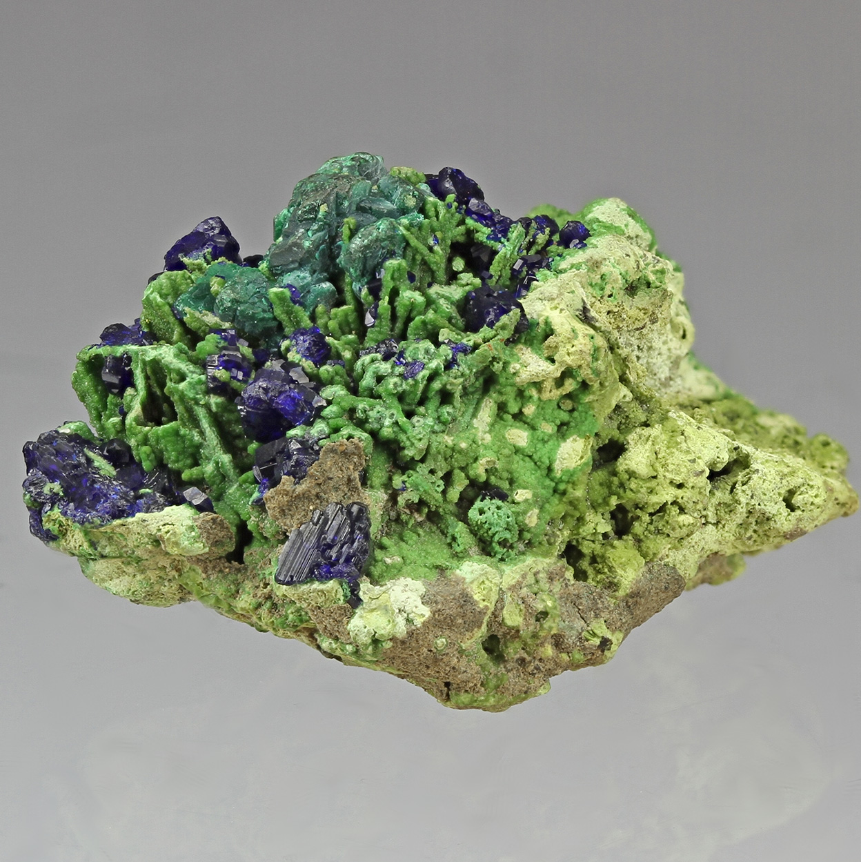 Azurite Malachite & Bayldonite