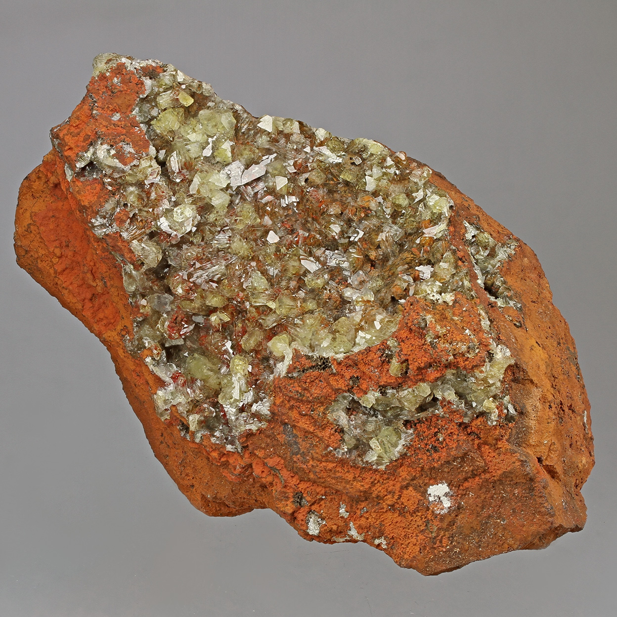 Adamite & Limonite Psm Calcite