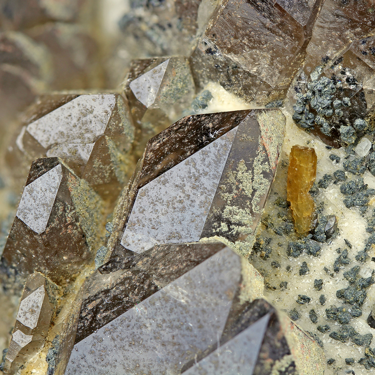 Albite & Smoky Quartz