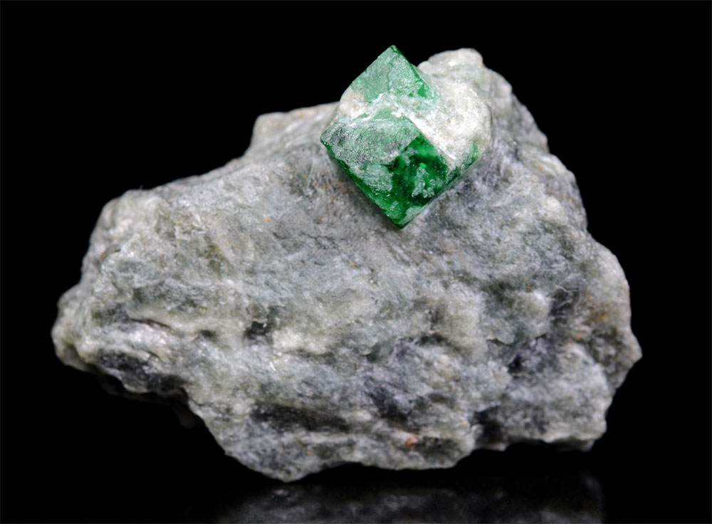 Emerald With Talc