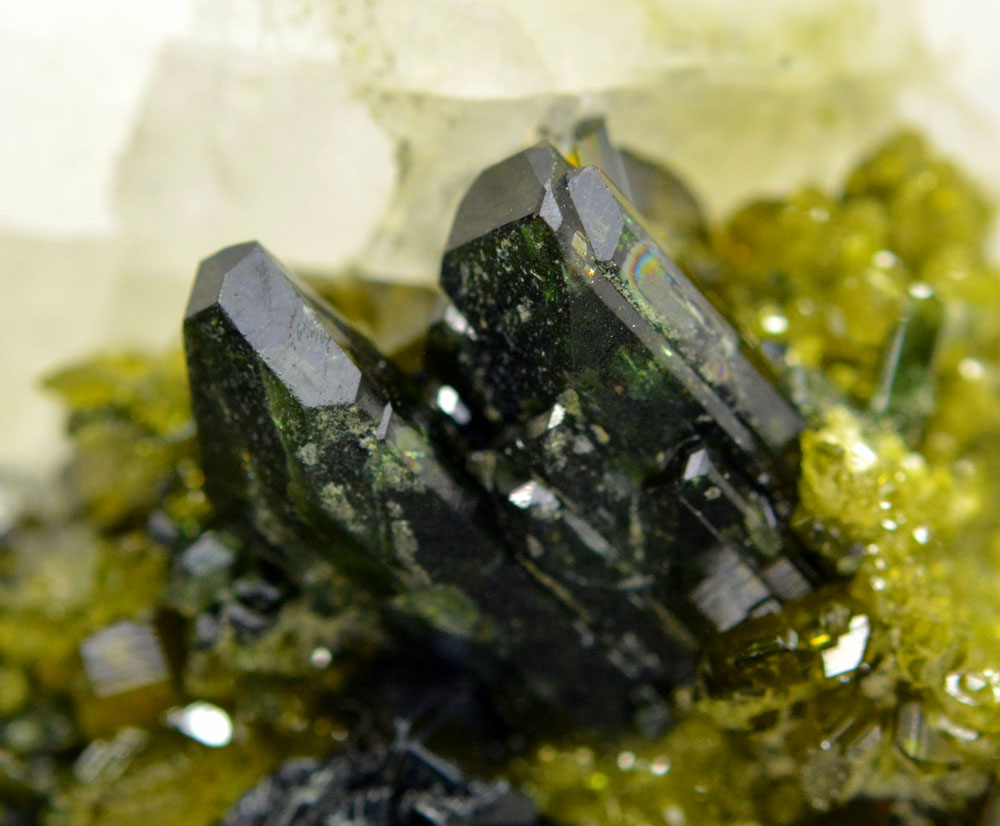 Diopside With Epidote Magnetite & Calcite