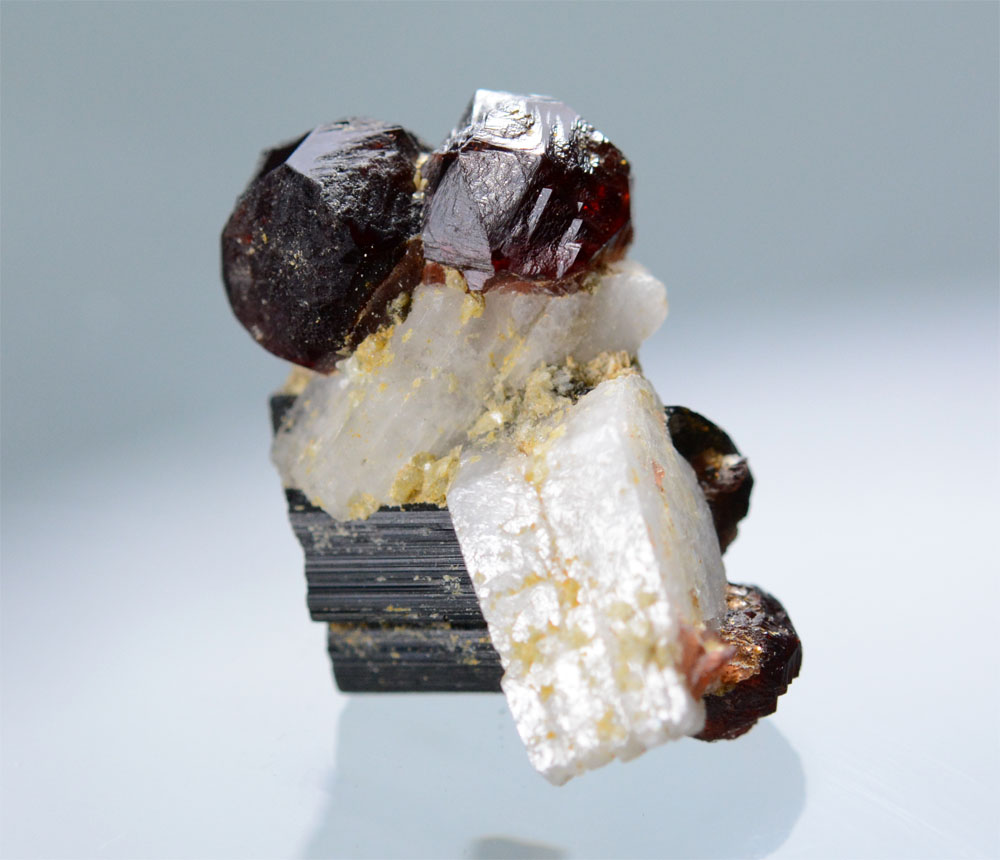 Spessartine With Schorl