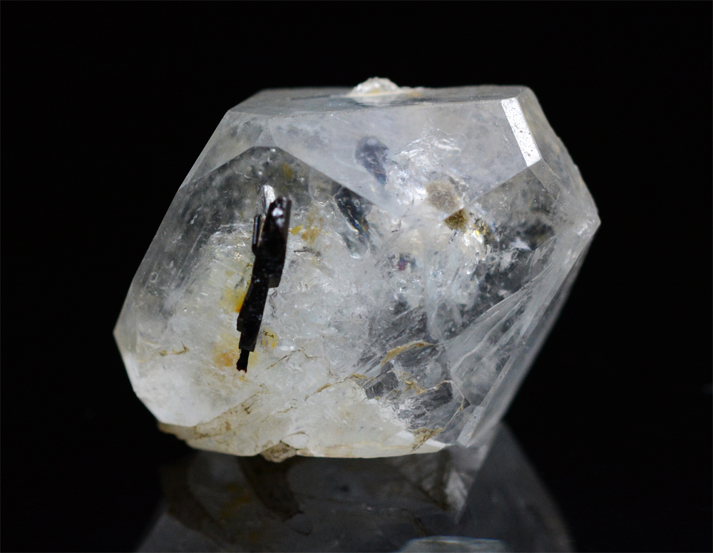 Beryl Var Morganite With Tantalite-(Mn) Inclusions