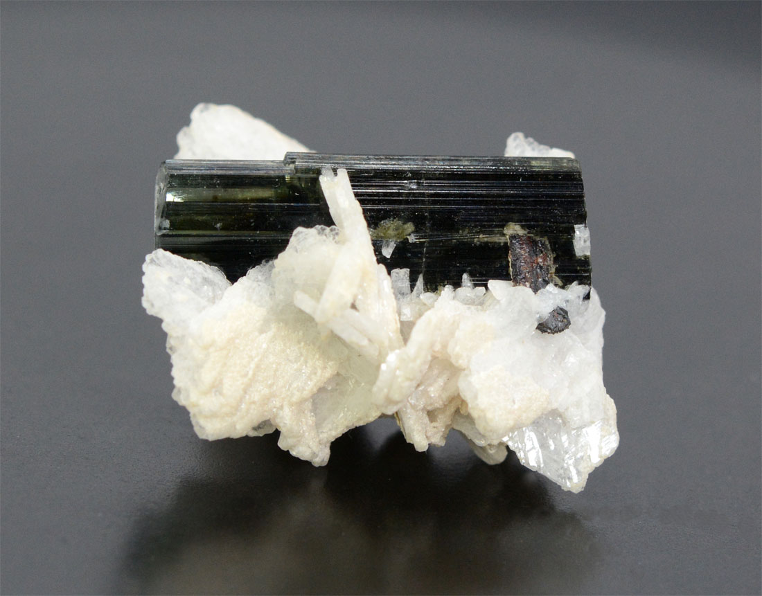 Tourmaline With Cleavelandite & Tantalite