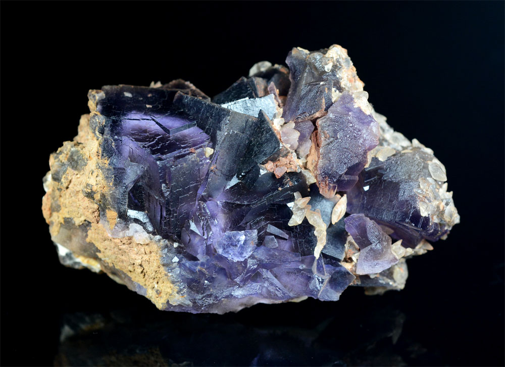 Fluorite With Calcite