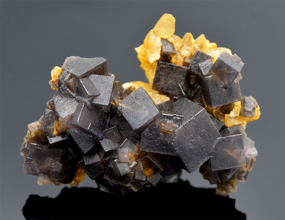 Fluorite With Calcite