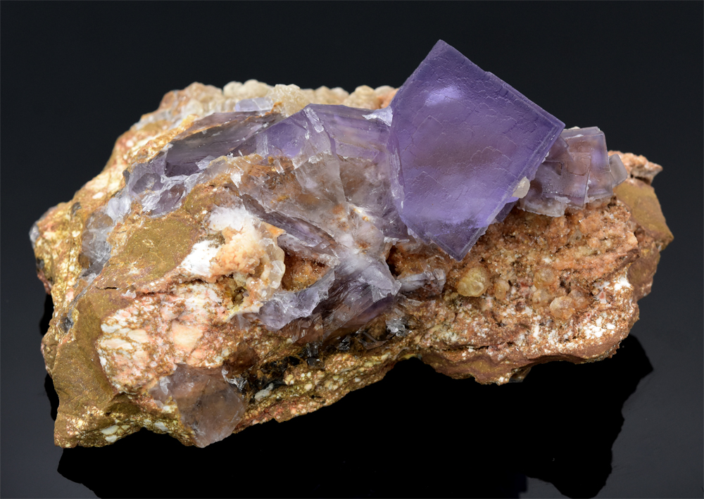 Fluorite With Calcite