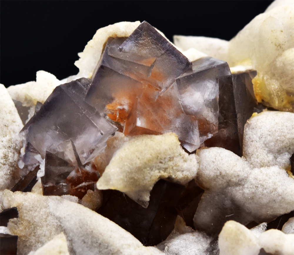 Fluorite With Calcite