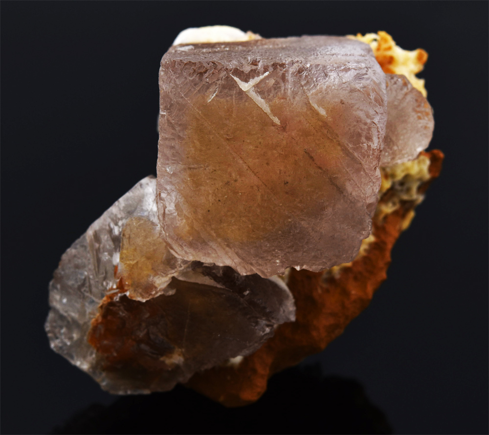 Fluorite With Calcite