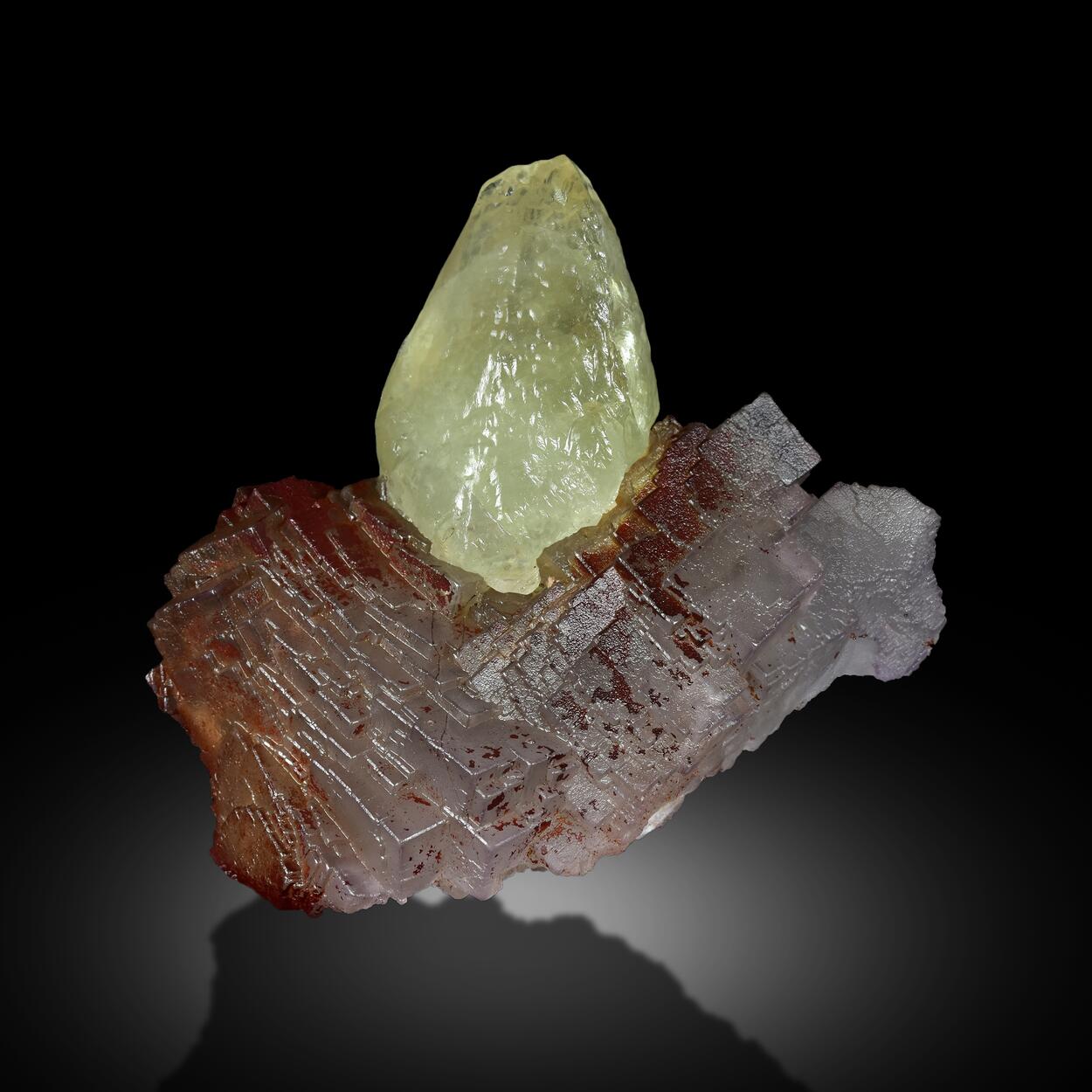 Fluorite With Calcite