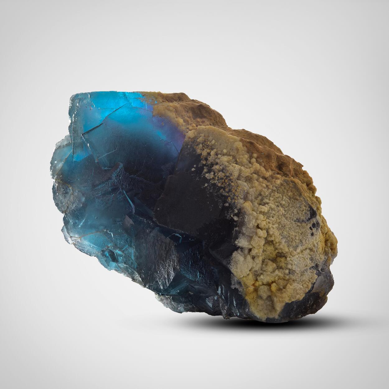 Fluorite With Calcite