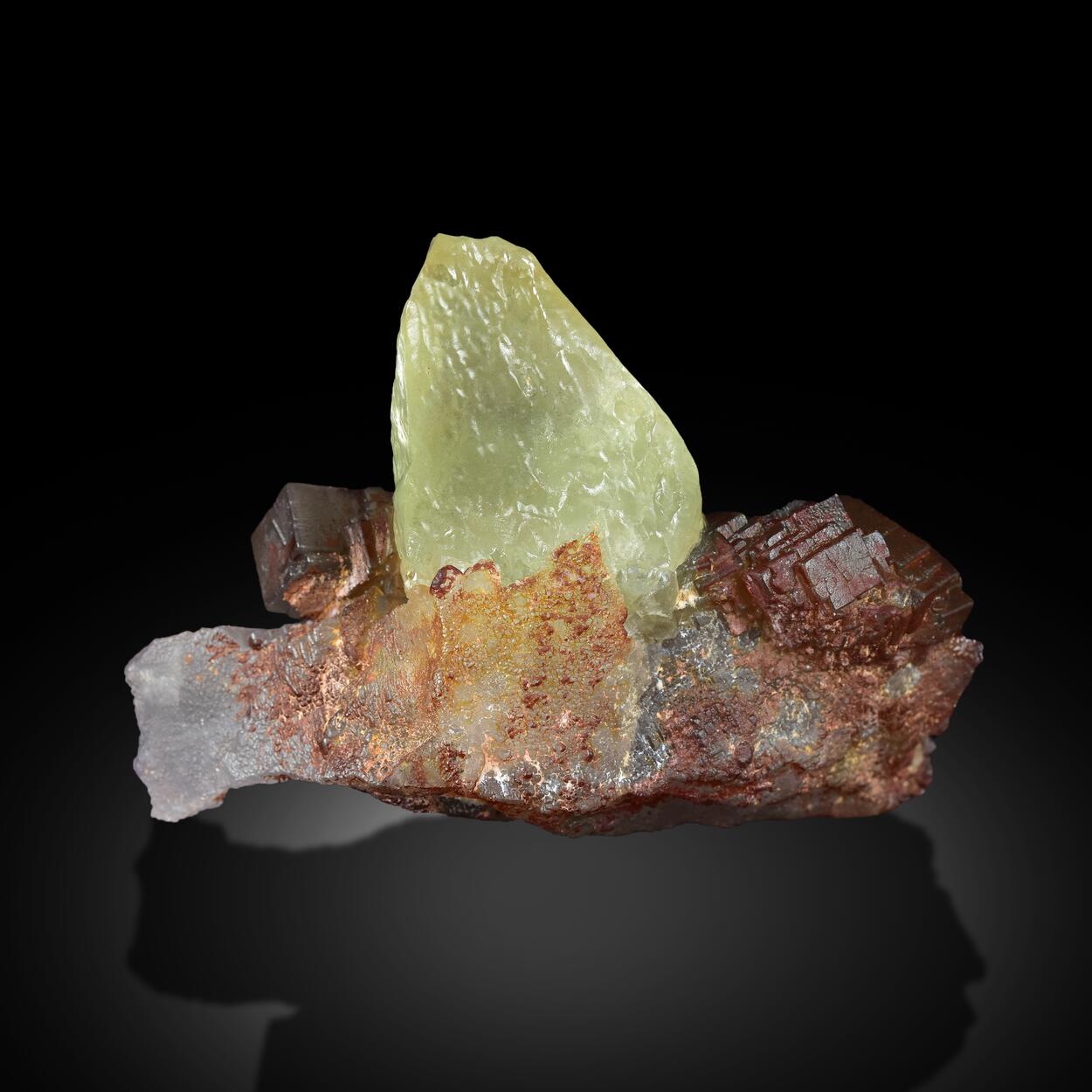 Fluorite With Calcite
