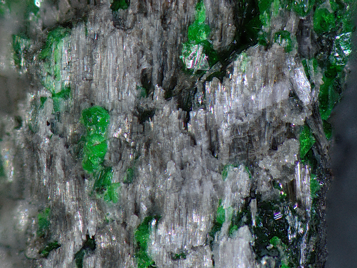 Shuiskite & Uvarovite