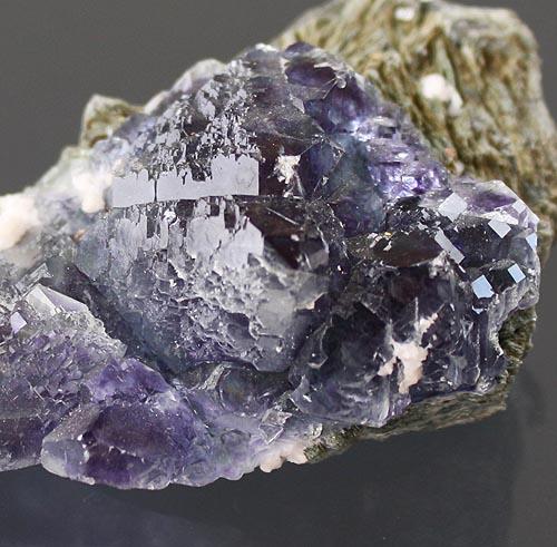 Fluorite On Mica