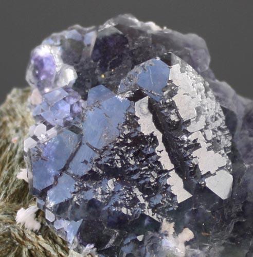 Fluorite On Mica