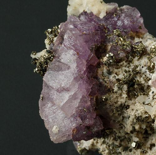 Fluorite With Pyrite