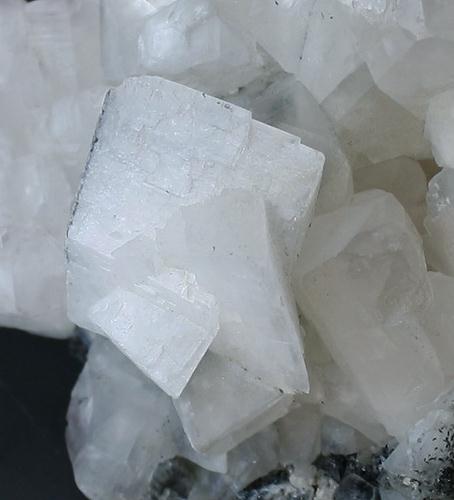 Calcite & Adularia With Hematite