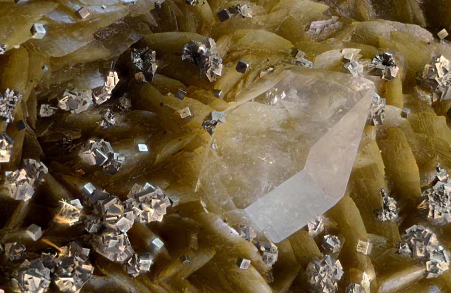 Pyrite Siderite & Quartz