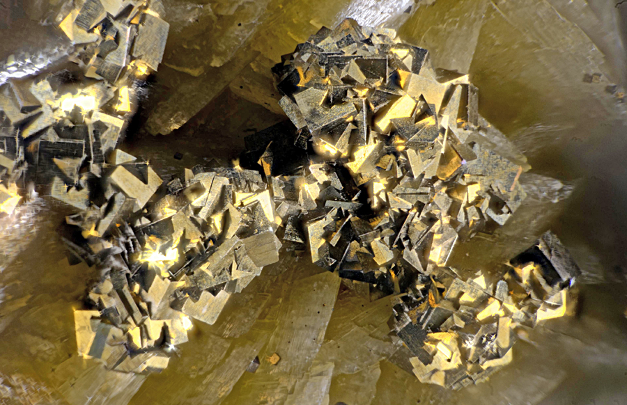 Pyrite Calcite & Siderite