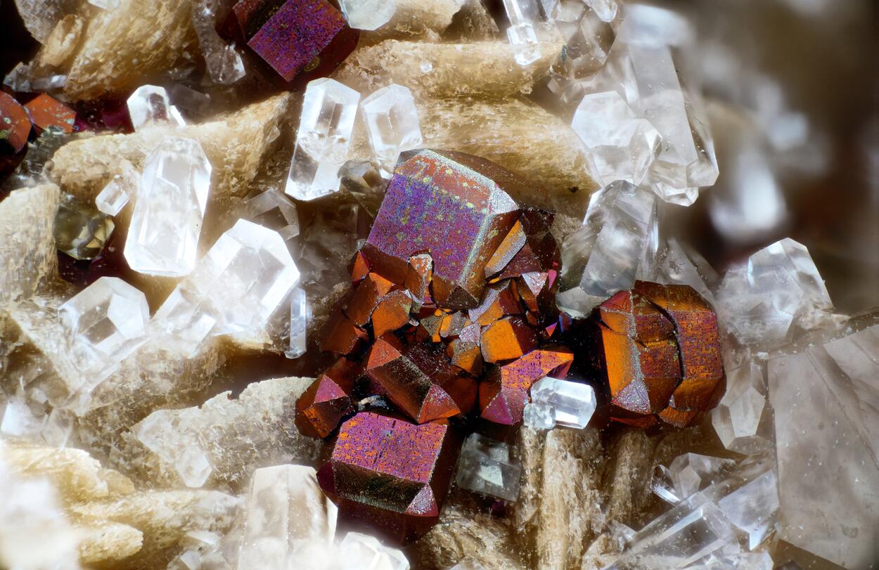 Pyrite & Calcite