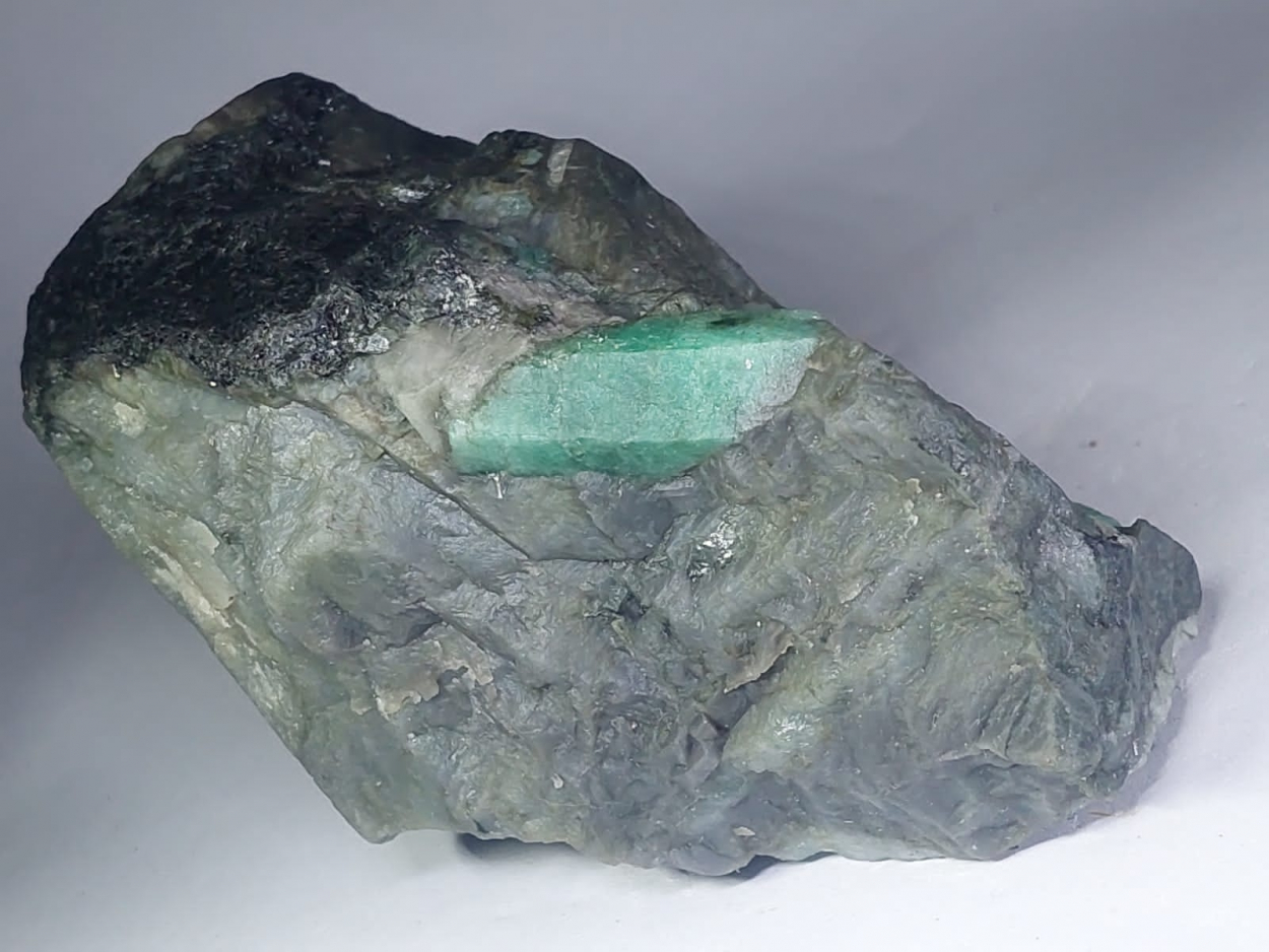 Emerald On Schist