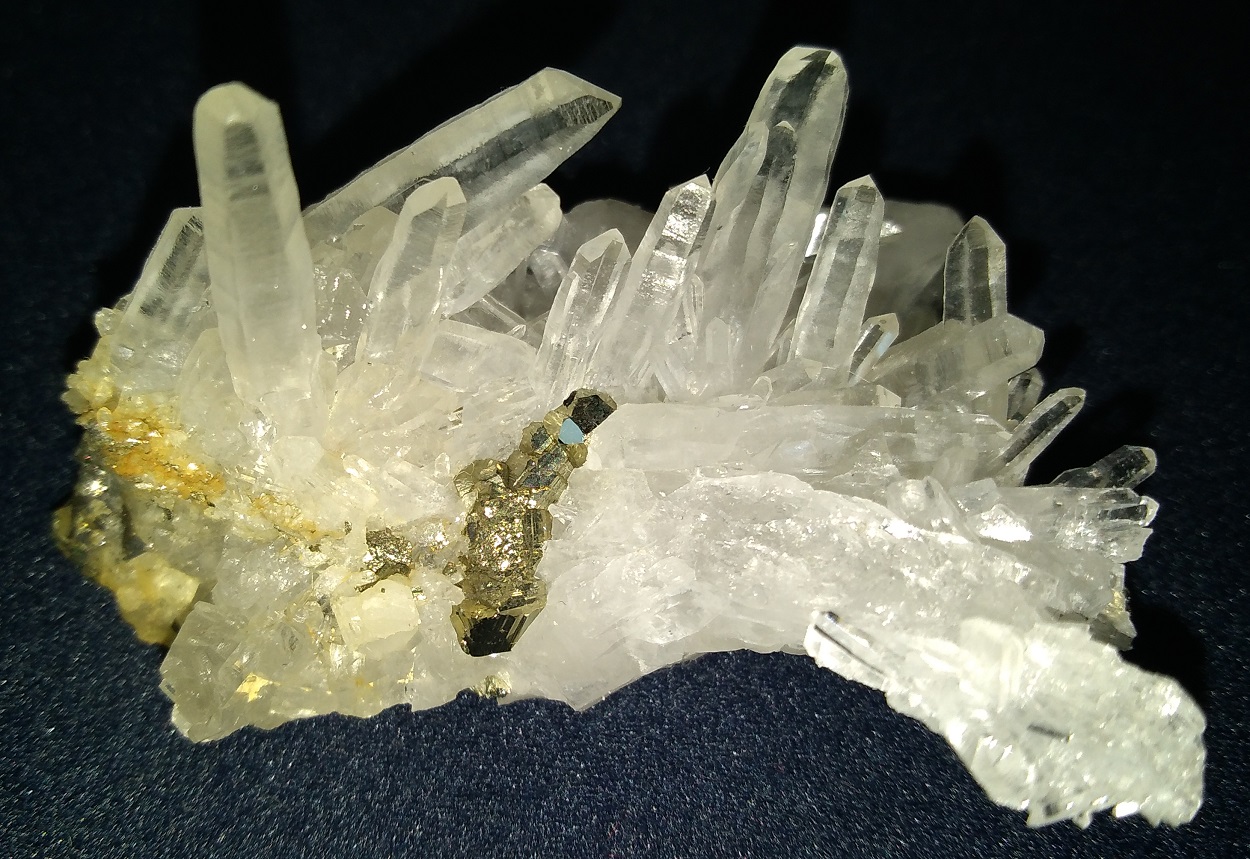 Quartz With Pyrite