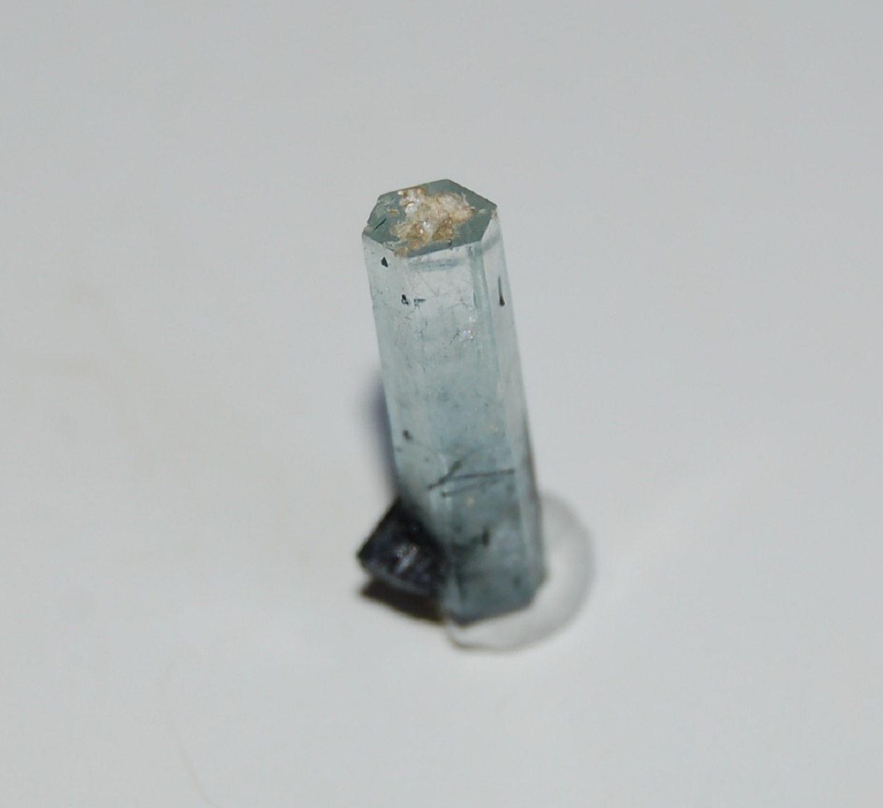 Aquamarine With Schorl