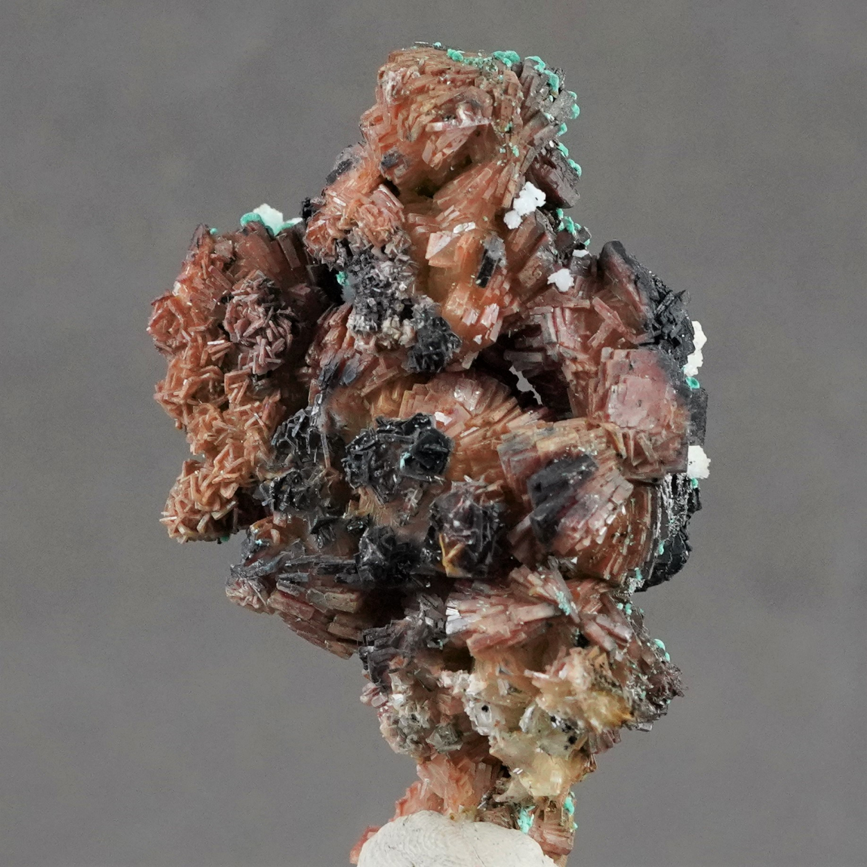 Malachite & Aragonite On Baryte