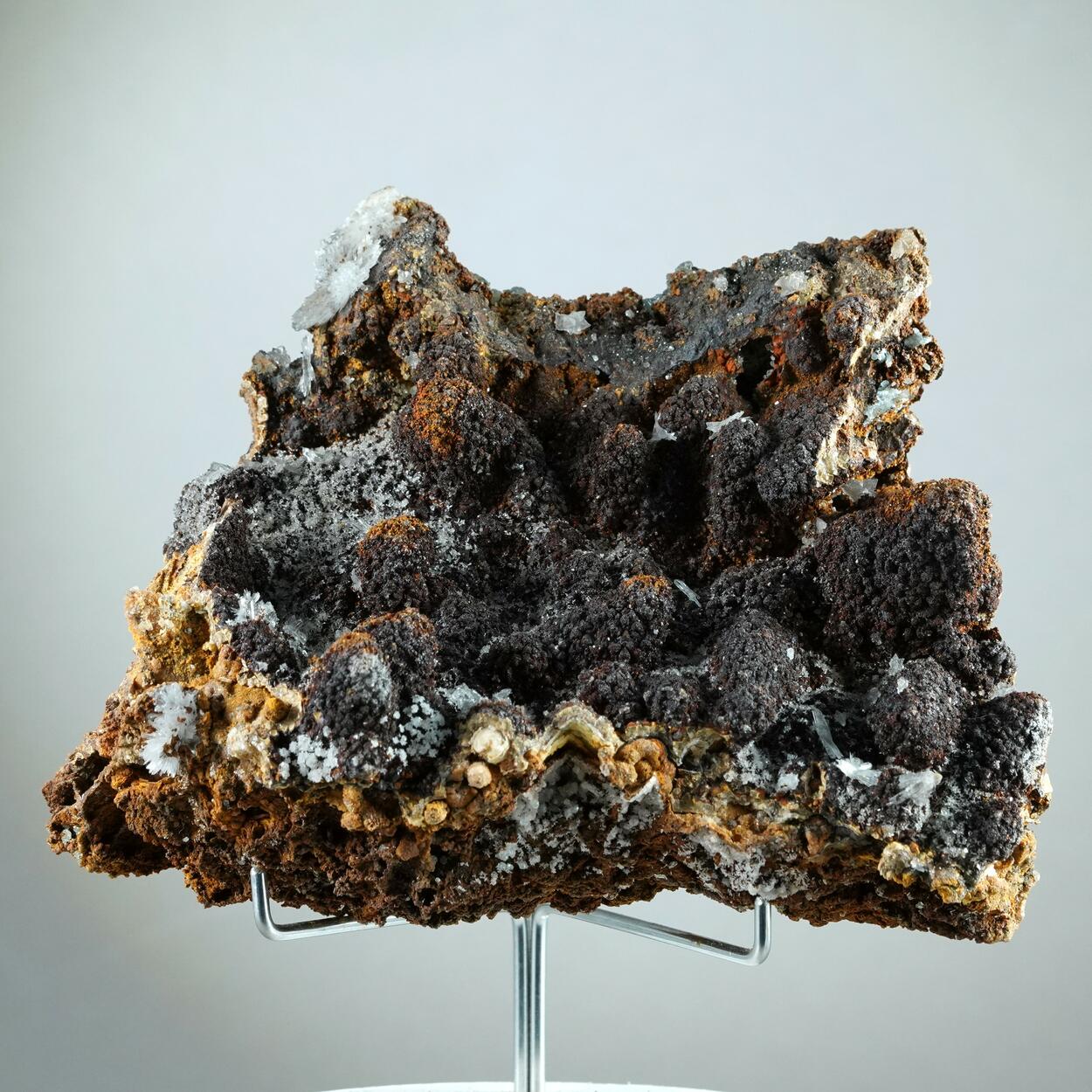 Adamite & Aragonite On Smithsonite Psm Calcite